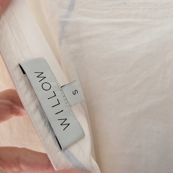 Willow Kate Cream/Blue Tiered Sleeveless Midi Dress, size S - Picture 5 of 13